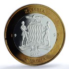 Zambia 5000 Kwacha General Su Yu Km-265 China Ccp Military Pr 67 Pcgs Coin 1997