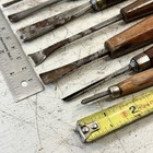 Lot Of 16 Vintage O linder Sheffield Stilson Japan Unmarked Gouging Chisels