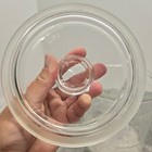 Vintage B-p Instrument Jar No 500 Clear Glass Apothecary Canister With Lid 7 5in