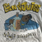 Vintage Snoop Doggy Dogg Gin   Juice Hip Hop West Coast Rap Worn T-shirt Sz Xl