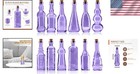 Retro Style Mini Glass Bottles With Corks - Set Of 12 Pieces