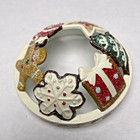 Yankee Candle Christmas Cookies Tree Star Gingerbread Present Illuma Lid Topper 