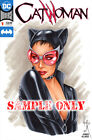 Comic Girl Bust   your Choice  Original Art Sketch Cover By Lance Haunrogue