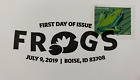 Usps First Day Of Issue Stamp  frogs  Qty 4  2019 B w Cancel - New