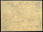 Antique Mediterranean Map Of The Mediterranean Sea Old Original Vintage