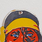 Vintage Indian Porcelain Enamel Metal Sign Size 8  X 6  Inch