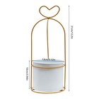10pcs Modern Metal Geometric Gold Vases Wedding Party Flower Stand Gardens Decor