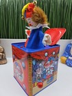 Vintage Made In Germany Bolz The Clown Jack In The Box Toy