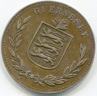 Guernesey  8 Doubles 1918-h Km-14 Nice Coin   Lotmar4907
