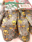 Vintage Tweety Bird Looney Tunes Knit Canvas Retro Garden Gloves Kids  55380 Nos