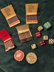 Vintage Las Vegas Matches Dice Chips Lot