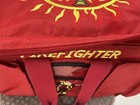 Premier Firefighter Turnout Gear Bag W  Embroidery Firefighter Fd Ect  - Red