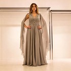 Plus Size Mother Of The Bride Dresses A-line Vneck Chiffon Applique Formal Grown