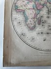 1855 Colton s Atlas Hand Colored Engraving Map Eastern Hemisphere
