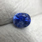 Excellent 7 Ct  Natural Ceylon Blue Sapphire Loose Oval Certified Gemstone