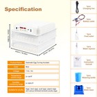 Incubator Automatic Digital Chicken Egg Hatcher 120 Eggs Temperature Control