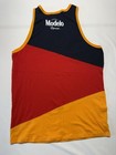 Modelo Cerveza Especial Beer Logo Mens Multicolor Sleeveless Tank Top Shirt - M
