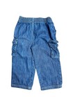 Vintage Style Spiderman Cargo Pants Size 2t Blue Kids Clothing Embroidery Patch