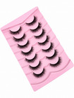 8 Pairs Wispy False Eyelashes Fluffy Natural Soft Glam Strip Lashes Reusable
