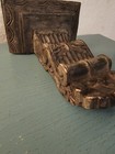 Antique Architectural Salvage-19th Century Acanthus Leaf Wood Corbel  Hand   
