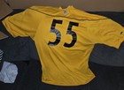 1999-2000 Steelers Joey Porter Sr Worn Practice Jersey