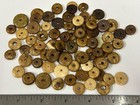 Lot Of 10 Sioux Plains Indian Flat Disc Shaped Fur Trade Beads 1700-1800 s  b5