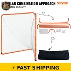 Kffkff 6 x6  Lacrosse Goal Net Portable Backyard Equipment