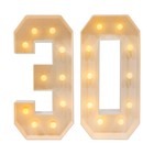 30th Birthday Party Decoration  Light Up Numbers For Birthd  30 Light Up Numbers