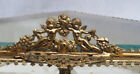 Vintage French Gold Large Dore Bronze   Crystal 10 1 2  Shadow Box Display