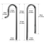 Usa Shipping Stainless Steel Filter Pipe Inflow And Outflow For Aquarium Tank