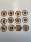 Vintage  Lot Of 12 German Beer Coasters Feldschlisschen