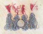 4 Hanks Antique Victorian French Cut Steel Seed Beads