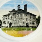 Wabeno High School Wi Wisconsin Antique Souvenir China Trinket Dish Plate