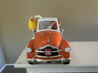  one Of A Kind  M m s Collectible Sweet Wheelin  Orange Truck-perfect Condition 