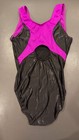 Gk Elite Gymnastics Leotard Black pink Size Adult Medium Am