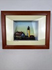 Portland Head Maine Lighthouse 3-d Shadowbox diorama 10 75    X 8 50    X 1   