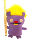 Uglydoll 4048387 Bad Hair Day Trunko Stuffed Animal Plush Purple Yellow Hair