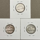 1943 P D S Jefferson Nickel Set Silver War Nickels
