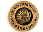 Wooden Indian Head Nickel Robert G Sommers 3112 Jenkins Arcade Vintage