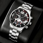 Waterproof Men Watch Stainless Steel Quartz Luminous Classic Business Wristwatch