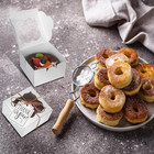 60 Pcs Silver Bakery Boxes With Window Individual Cupcake Boxes 4x4x2 5 Inches C