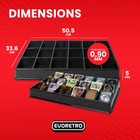 Evoretro Card Sorting Tray     18 Slots  pack Of 5 