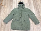 Vintage Us Military N-3b Flying Jacket Size Mens Medium Parka 70s Green
