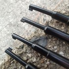 4pcs Carbon Steel Pocket Hand Cuff Police Handcuff Key Clip Swivel Universality