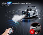 1200w Smoke Fog Machine Rgb Led Stage Lighting Effect Dj Fog W  Wireless Remote