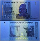 Zimbabwe 1 Dollar  2007  P-65  Used