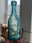 E  Lester Iron Pontil Blob Top Soda St Louis Bottle