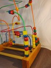     childrens Vintage Bead Block Maze Dentist Toy- 1980 s Waiting Room 90s Large 