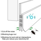 Under Door Sweep Weather Stripping Door Draft Stopper Blocker Strong Adhesive Us