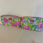 Lilly Pulitzer Vibrant Floral Pouches- Set Of 2
